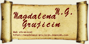 Magdalena Grujičin vizit kartica